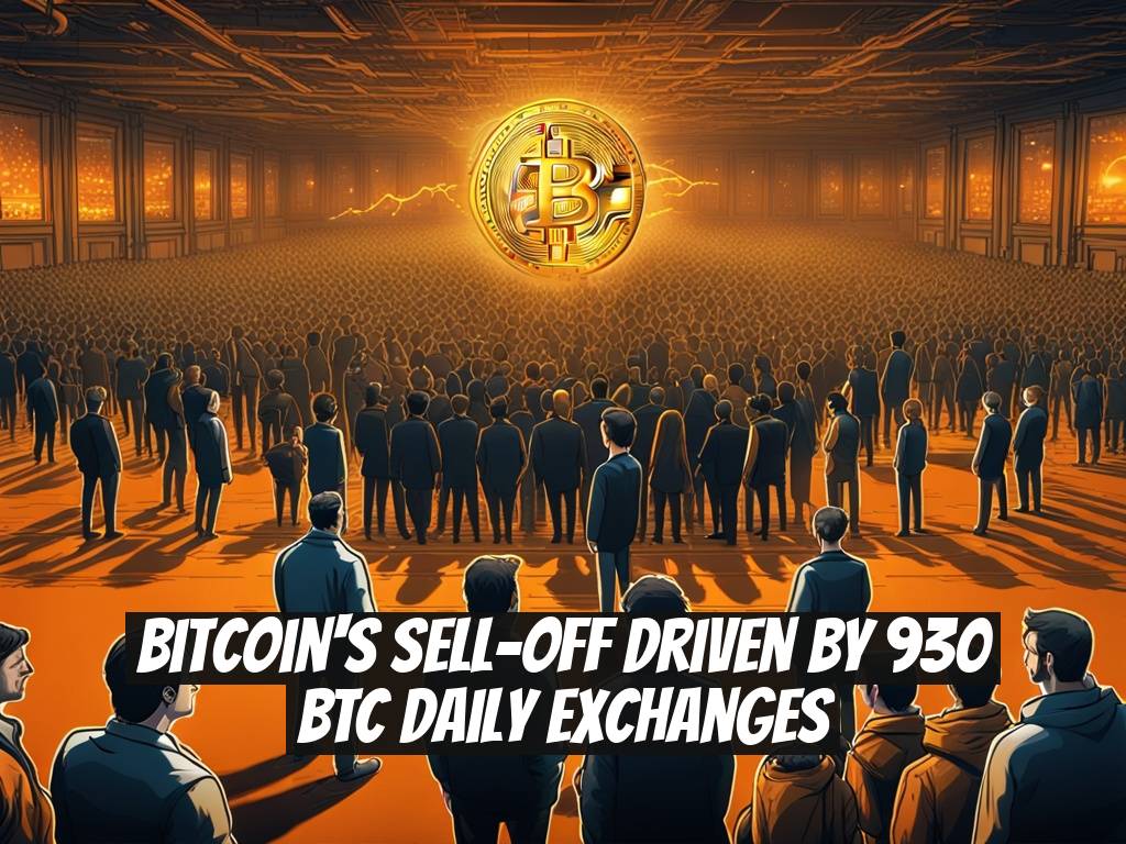 Bitcoin's Sell-Off Driven by 930 BTC Daily Exchanges