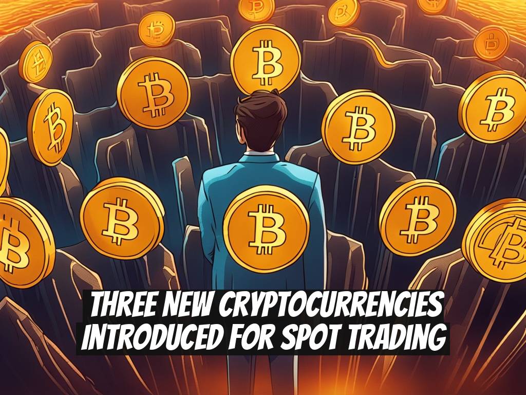 Three New Cryptocurrencies Introduced for Spot Trading