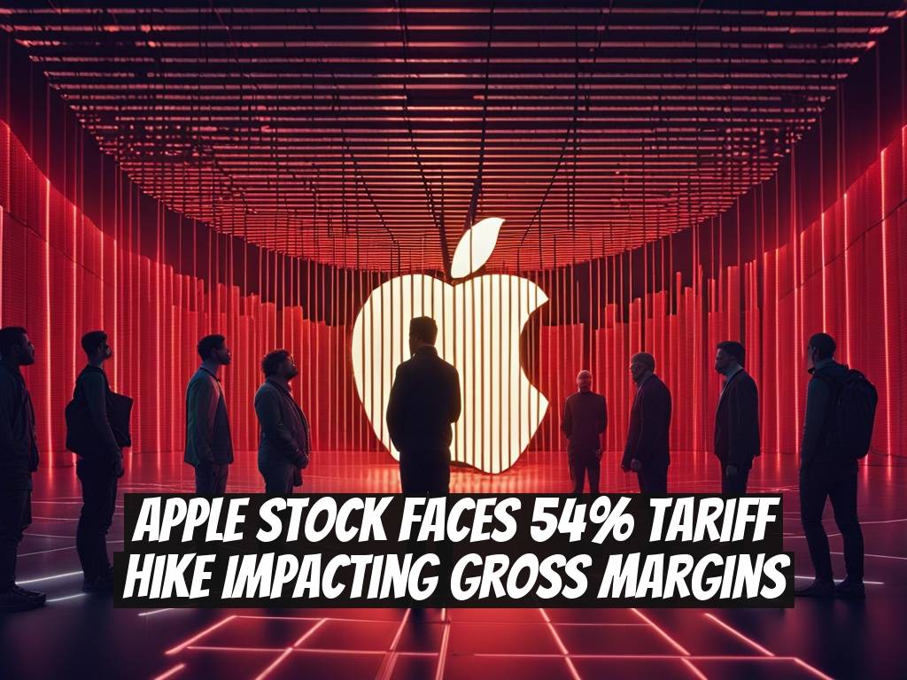 Apple Stock Faces 54% Tariff Hike Impacting Gross Margins