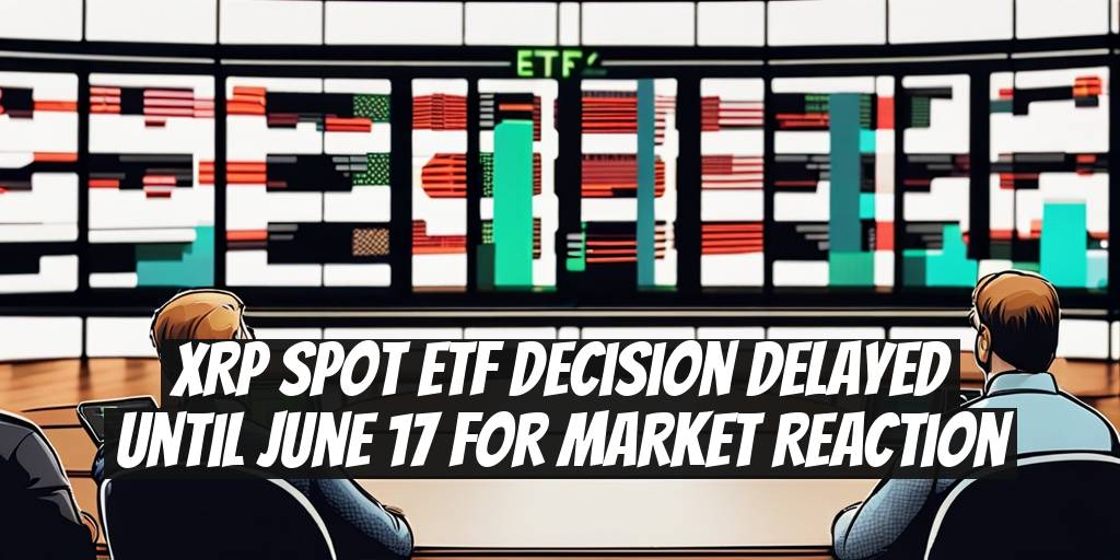 XRP Spot ETF Decision Delayed Until June 17 for Market Reaction