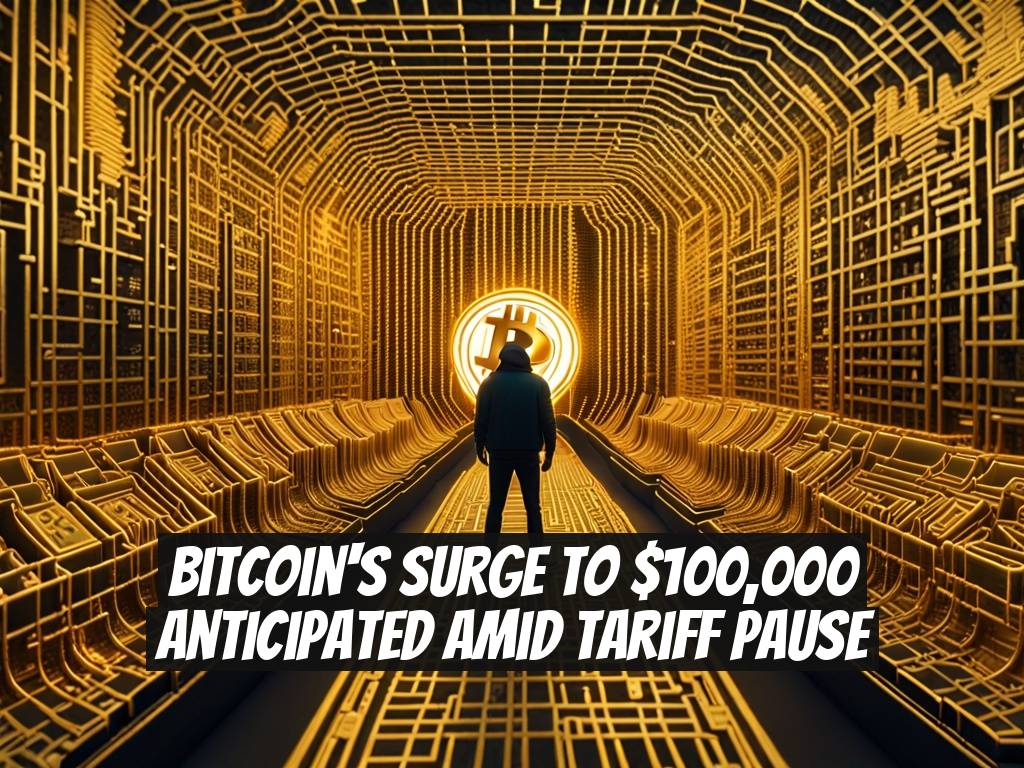 Bitcoin's Surge to $100,000 Anticipated Amid Tariff Pause
