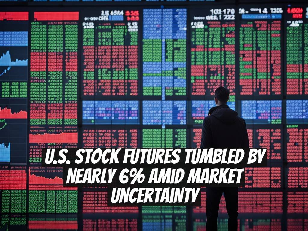 U.S. Stock Futures Tumbled by Nearly 6% Amid Market Uncertainty