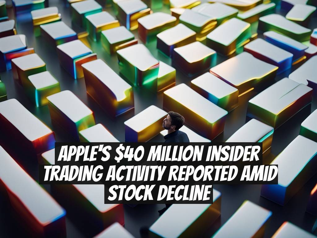 Apple's $40 Million Insider Trading Activity Reported Amid Stock Decline