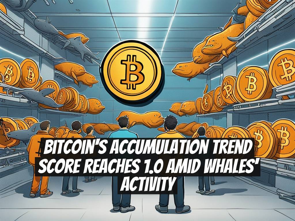 Bitcoin's Accumulation Trend Score Reaches 1.0 Amid Whales' Activity