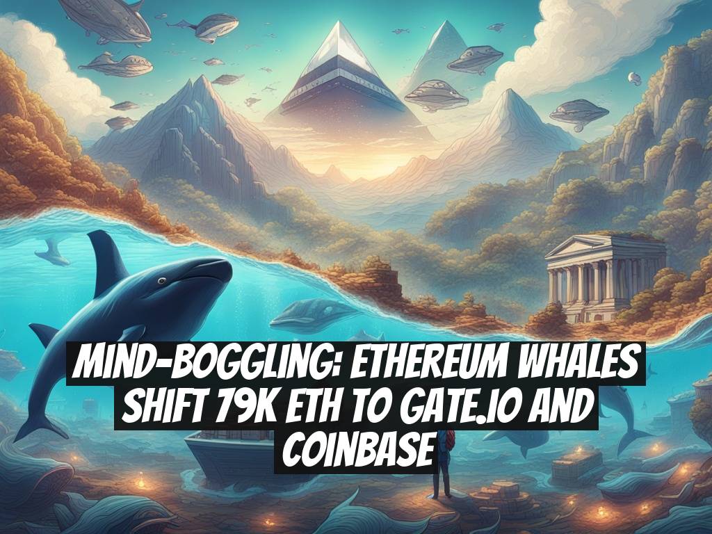 Mind-Boggling: Ethereum Whales Shift 79k ETH to Gate.io and Coinbase