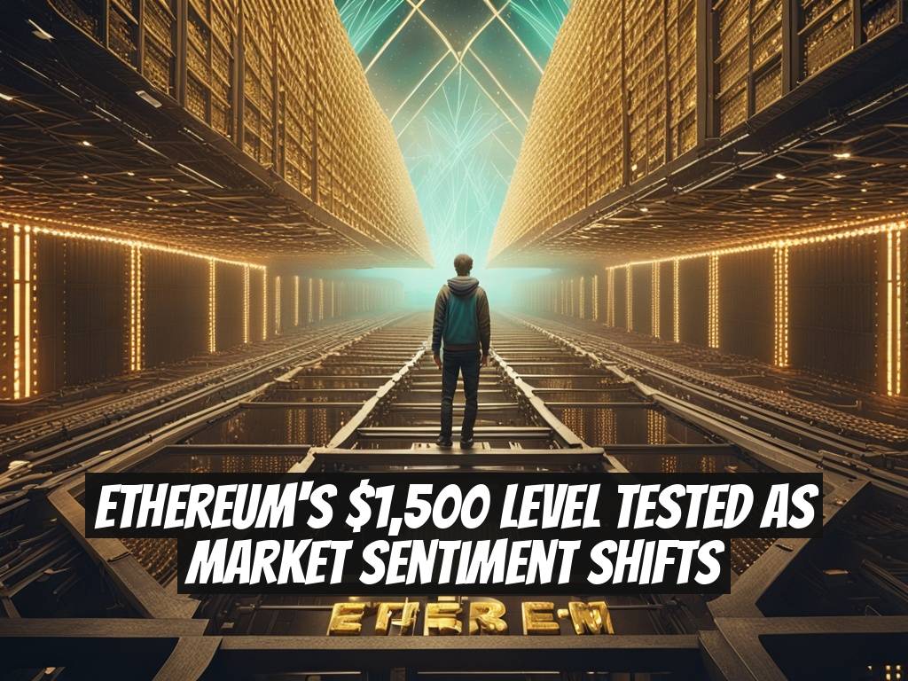 Ethereum's $1,500 Level Tested as Market Sentiment Shifts