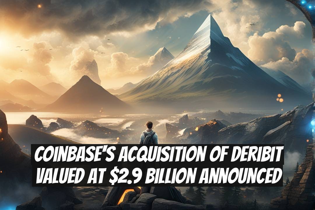 Coinbase's Acquisition of Deribit Valued at $2.9 Billion Announced
