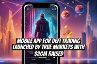 Mobile App for DeFi Trading Launched by True Markets with $20M Raised