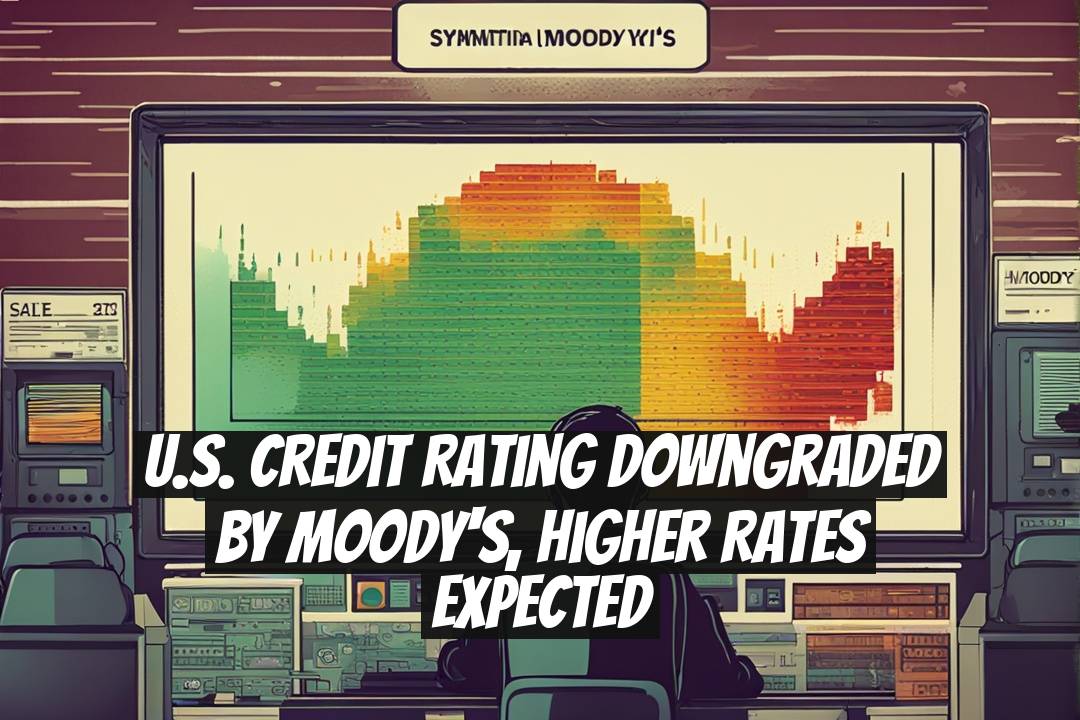 U.S. Credit Rating Downgraded by Moody's, Higher Rates Expected