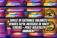 Surge in Exchange Balances Sparks 50% Increase in 1INCH Tokens - Price Volatility Imminent