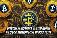 Bitcoin Resistance Tested Again as $600 Million Lost in Volatility