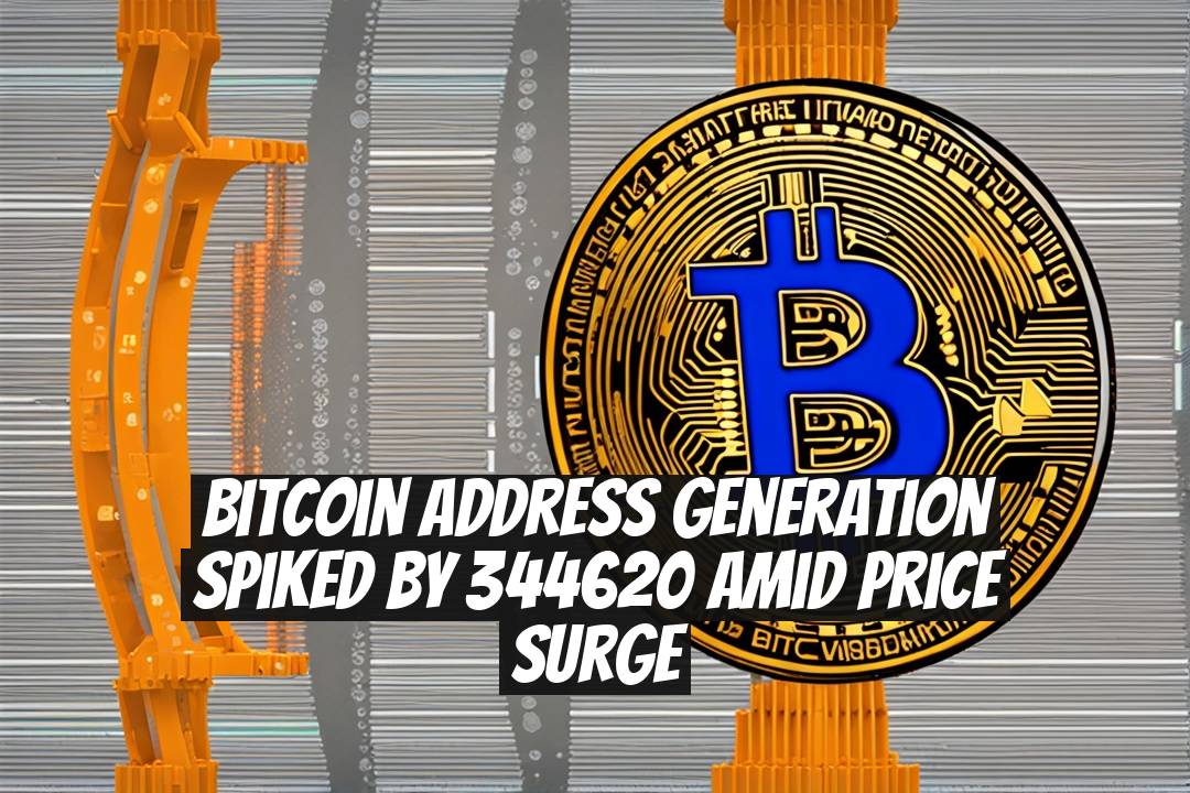 Bitcoin Address Generation Spiked by 344620 Amid Price Surge