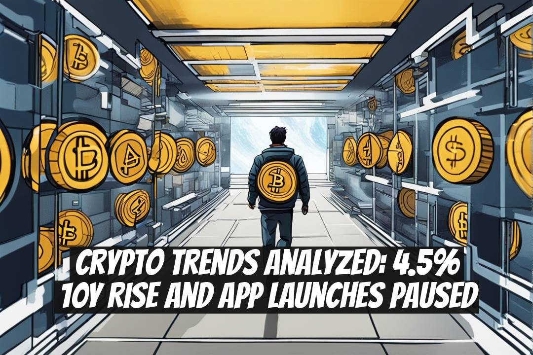 Crypto Trends Analyzed: 4.5% 10Y Rise and App Launches Paused