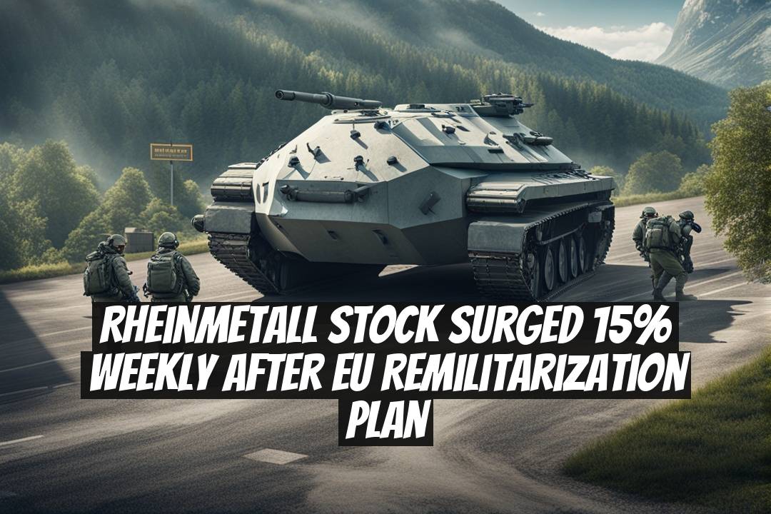 Rheinmetall Stock Surged 15% Weekly After EU Remilitarization Plan