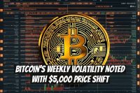 Bitcoin's Weekly Volatility Noted with $5,000 Price Shift