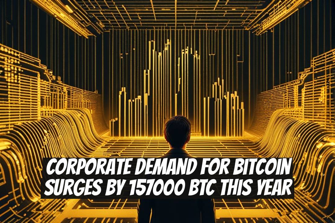 Corporate Demand for Bitcoin Surges by 157000 BTC This Year