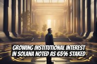 Growing Institutional Interest in Solana Noted as 65% Staked