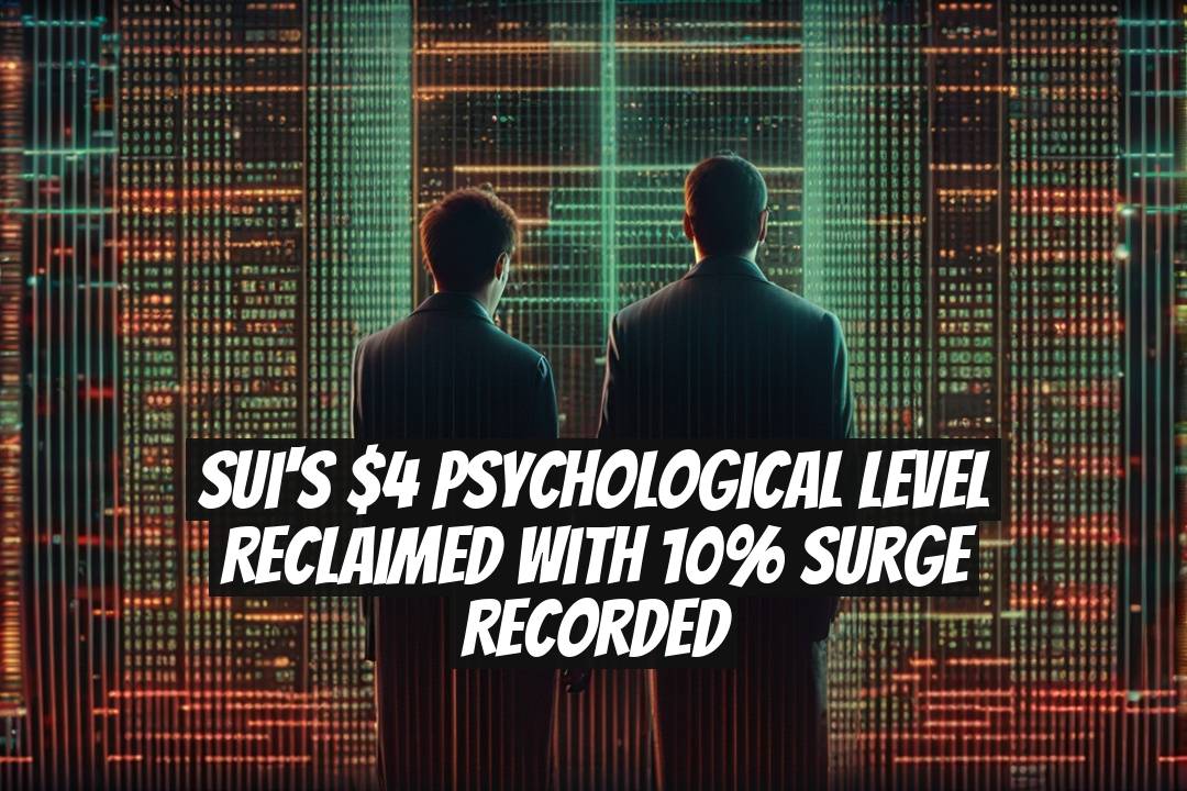 Sui's $4 Psychological Level Reclaimed with 10% Surge Recorded