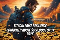 Bitcoin Price Resilience Confirmed Above $100,000 for 11 Days