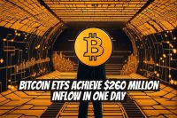 Bitcoin ETFs Achieve $260 Million Inflow in One Day