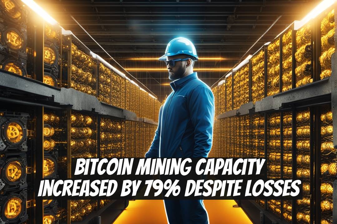 Bitcoin Mining Capacity Increased by 79% Despite Losses