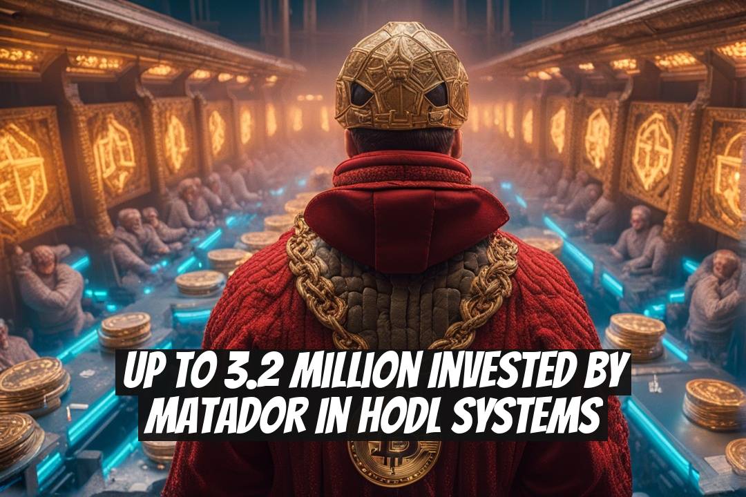 Up to 3.2 Million Invested by Matador in HODL Systems