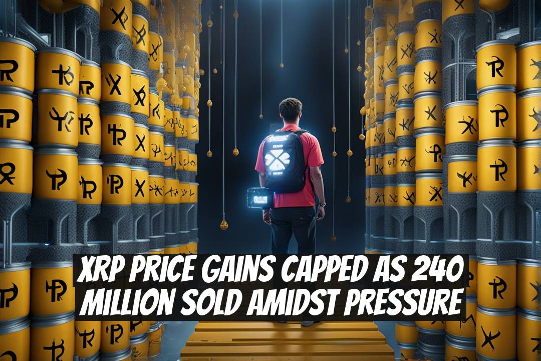 XRP Price Gains Capped as 240 Million Sold Amidst Pressure