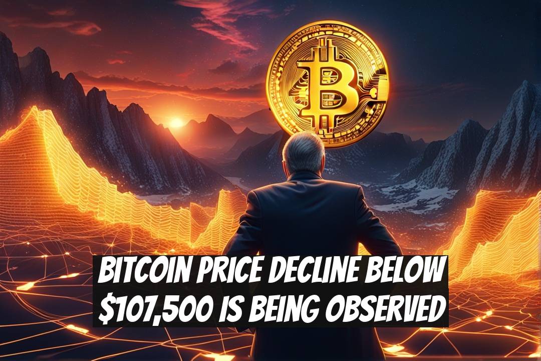 Bitcoin Price Decline Below $107,500 Is Being Observed