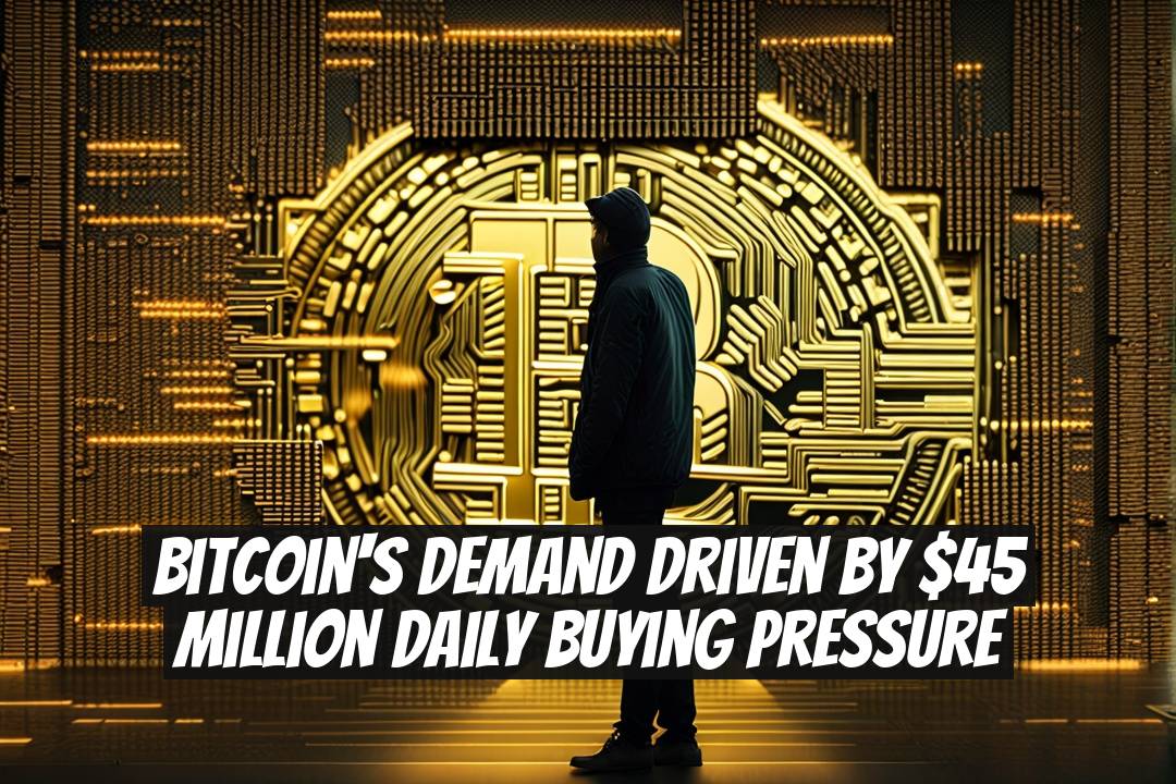 Bitcoin's Demand Driven by $45 Million Daily Buying Pressure