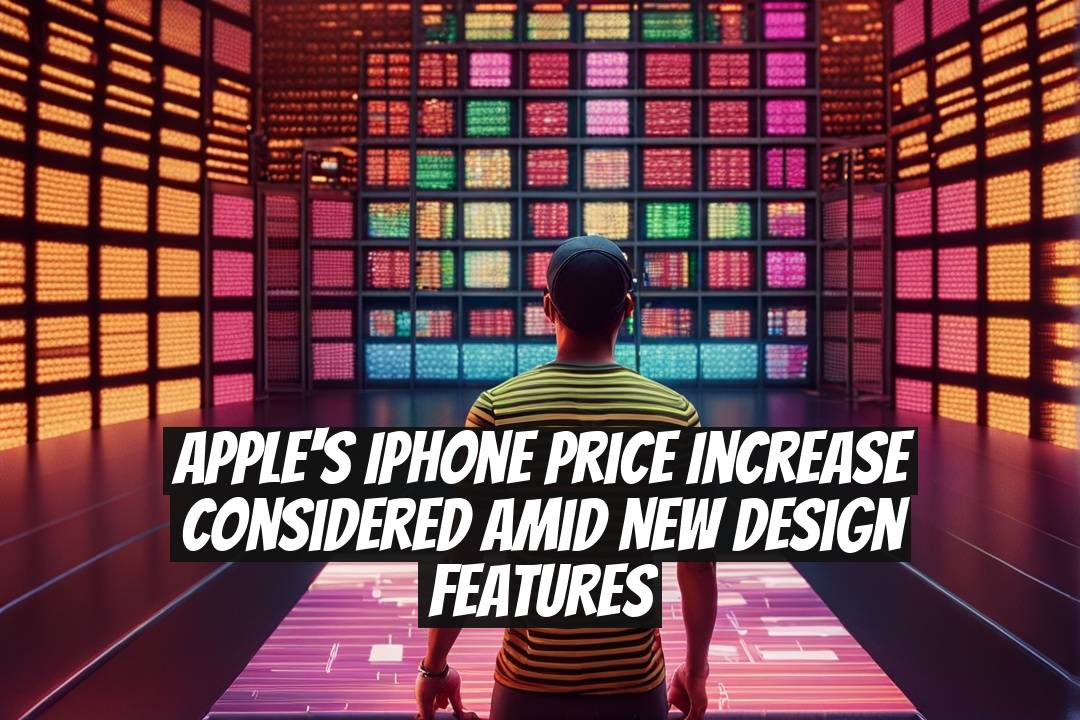 Apple's iPhone Price Increase Considered Amid New Design Features