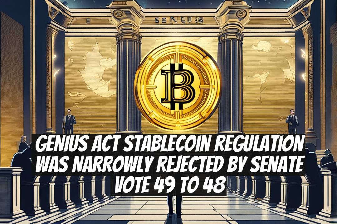 GENIUS Act Stablecoin Regulation Was Narrowly Rejected by Senate Vote 49 to 48