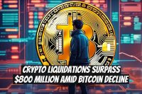 Crypto Liquidations Surpass $800 Million Amid Bitcoin Decline