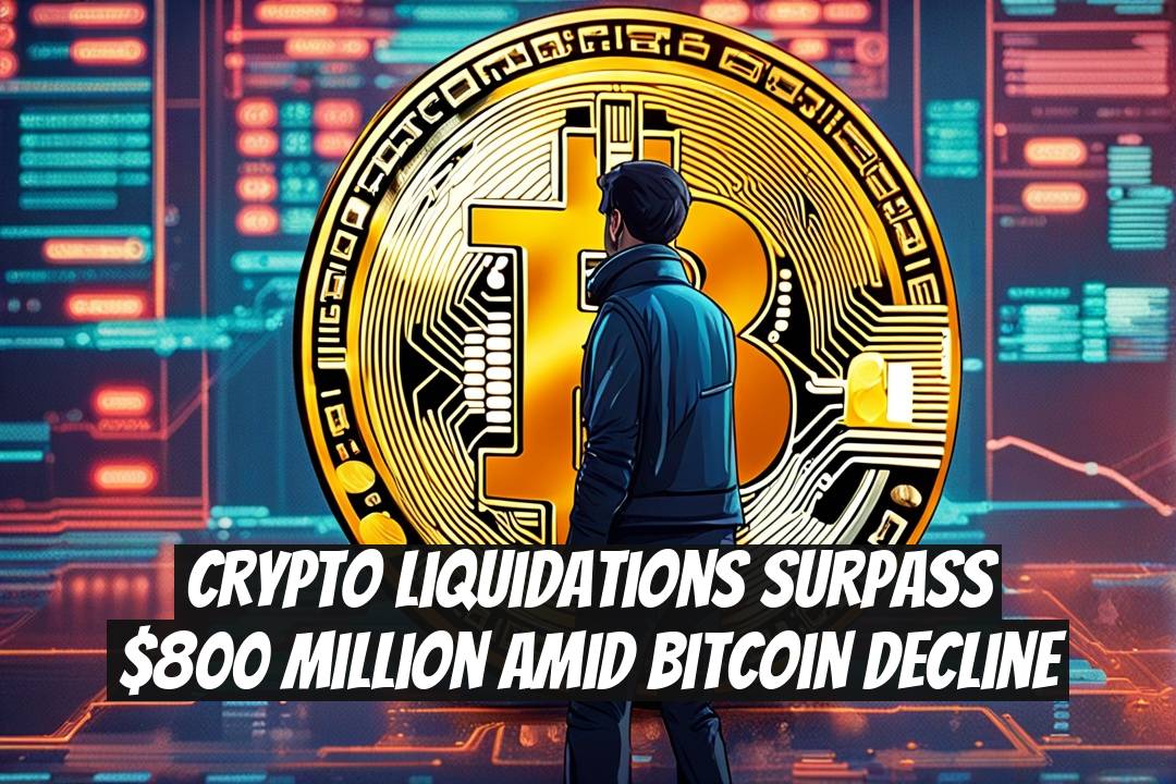 Crypto Liquidations Surpass $800 Million Amid Bitcoin Decline