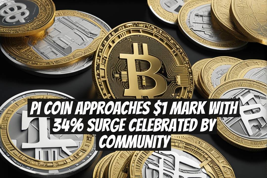 Pi Coin Approaches $1 Mark with 34% Surge Celebrated by Community