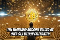 Ten Thousand Bitcoins Valued at Over $1.1 Billion Celebrated