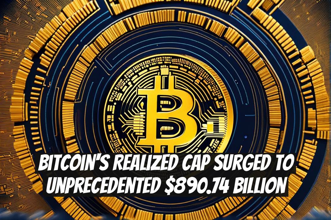 Bitcoin's Realized Cap Surged to Unprecedented $890.74 Billion