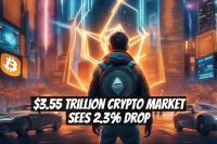 $3.55 Trillion Crypto Market Sees 2.3% Drop