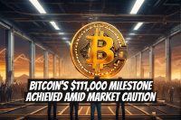 Bitcoin's $111,000 Milestone Achieved Amid Market Caution