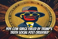 PEPE Coin Surge Fueled by Trump's Truth Social Post Observed