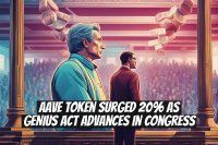 Aave Token Surged 20% as GENIUS Act Advances in Congress