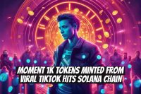 Moment 1K Tokens Minted From Viral TikTok Hits Solana Chain