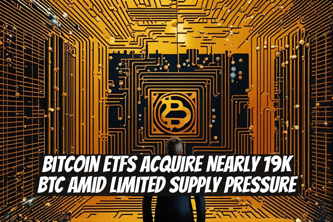Bitcoin ETFs Acquire Nearly 19K BTC Amid Limited Supply Pressure