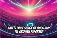 AAVE's Price Surge of 80% and TVL Growth Reported