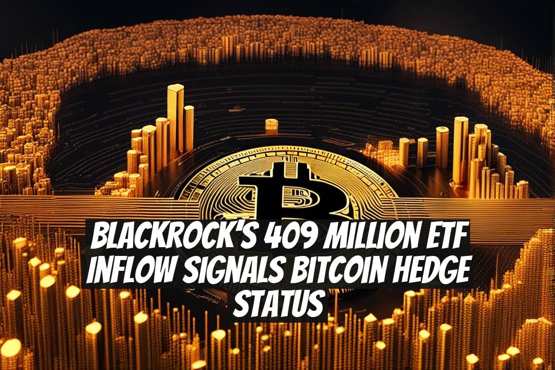 BlackRock’s 409 Million ETF Inflow Signals Bitcoin Hedge Status