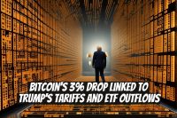 Bitcoin's 3% Drop Linked to Trump's Tariffs and ETF Outflows