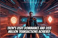 TRON's USDT Dominance and 283 Million Transactions Achieved