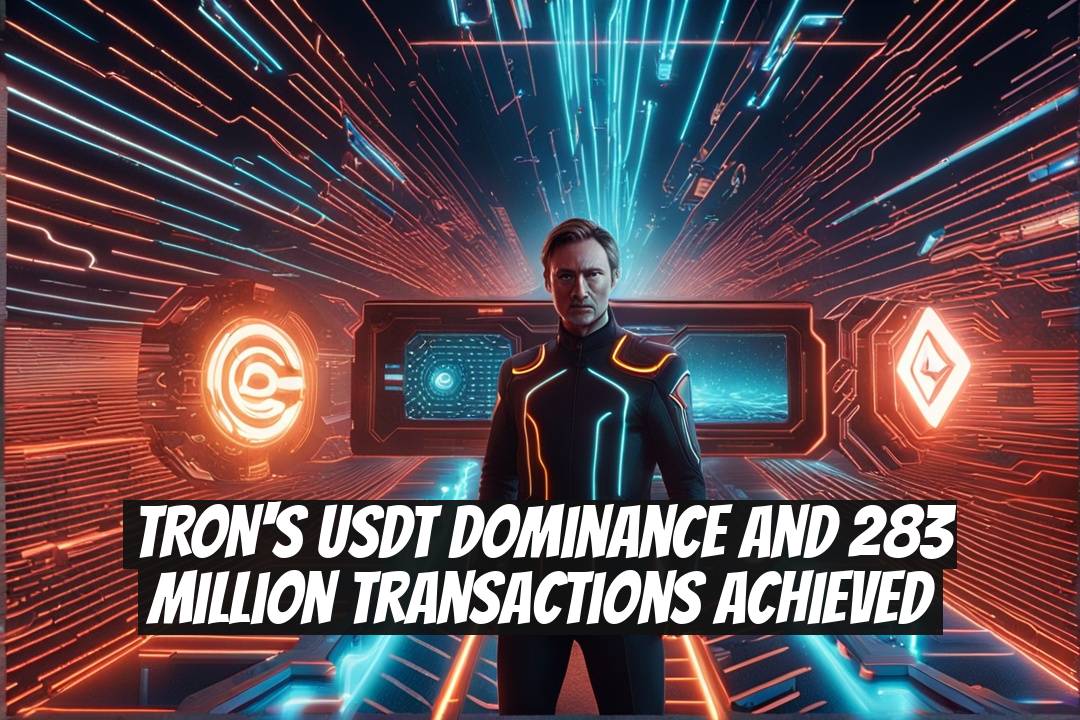 TRON's USDT Dominance and 283 Million Transactions Achieved