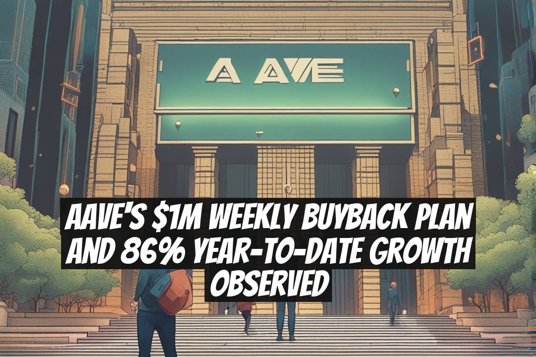 Aave's $1M Weekly Buyback Plan and 86% Year-to-Date Growth Observed