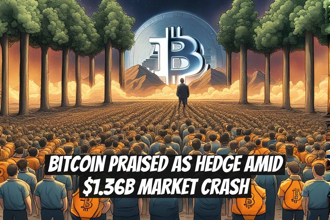 Bitcoin Praised as Hedge Amid $1.36B Market Crash