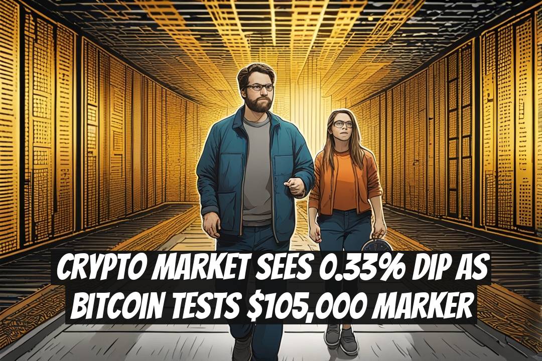 Crypto Market Sees 0.33% Dip as Bitcoin Tests $105,000 Marker